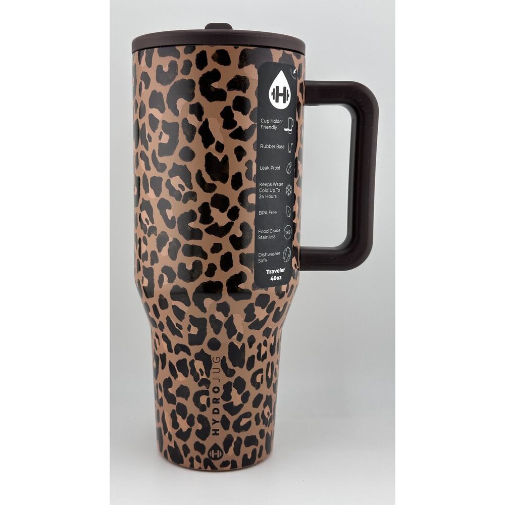 Hydrojug 40oz Traveler, SAVANNA LEOPARD